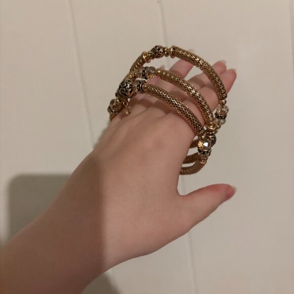 Golden wrap bracelet - Picture 4 of 4
